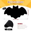 Leather Halloween Bat Placemats Set of 6 Happy Halloween Gothic Place Mats