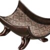 Scents Dublin Brown Decorative Bowl - Decorative Fruit Bowl for Kitchen, Home