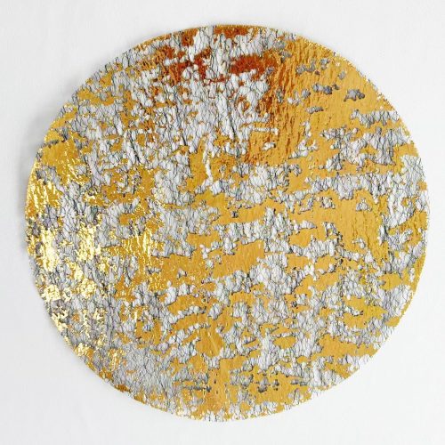 Gold Placemats Set of 24 Gold Doilies Charger Round Metallic Glitter Foil