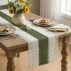 Mode Dark Farmhouse Rustic Table Runner Seasonal Holiday Hollow Kitchen Dining Table